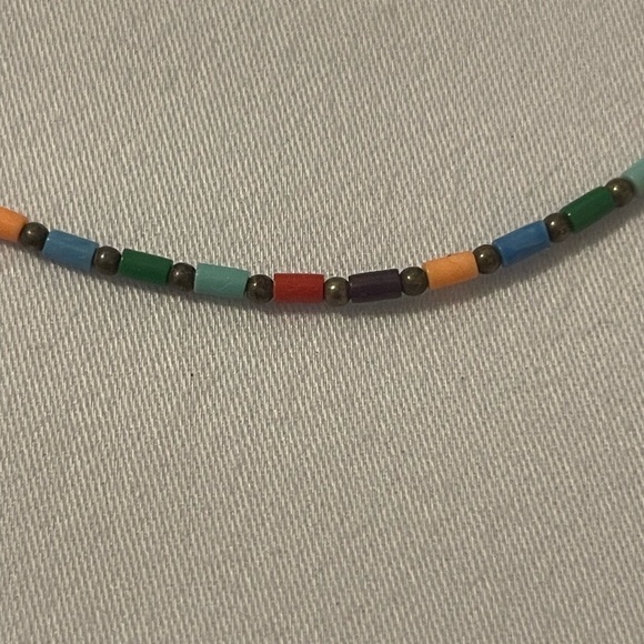 Colorful Beaded Necklace - 8” - Picture 2 of 2